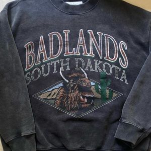 Abercrombie and Fitch South Dakota badlands sweatshirt